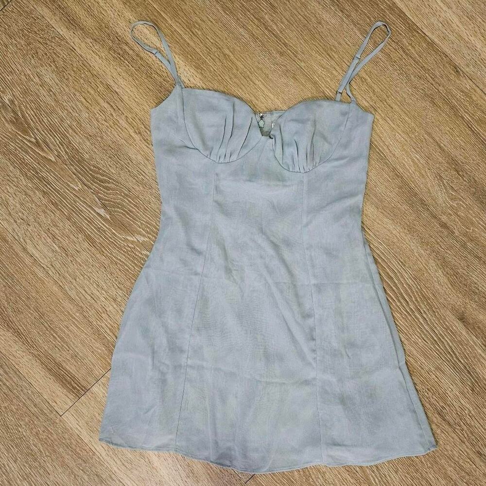 HOUSE OF CB 'Christiana' Light Jade Mini Dress